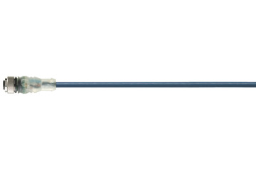 chainflex® cable de conexión recto con LED M12 x 1, CF.INI CF9