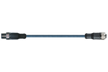 chainflex® cable de enlace 360° apantallado recto M12 x 1, CF.INI CF10