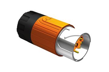 Conector Springtec, serie 915, de potencia