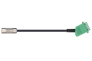 readycable® cable de potencia similar a Danaher Motion 88966 (25 m), cable base, TPE 7,5 x d, sin halógeno