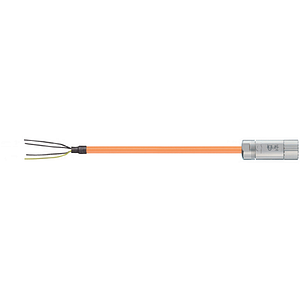 Cable adaptador readycable® conforme con el estándar de Allen Bradley 2090-CPWM4DF-16AFxx, cable básico, PUR 10 x d