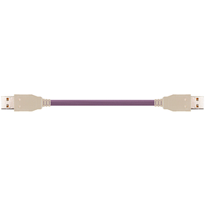 Cable de bus | USB 2.0, TPE, conector A: USB 2.0 Tipo A, conector B: USB 2.0 Tipo A