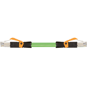 Cables Profinet Industrial, PVC, Conector A: RJ45, recto; Conector B: RJ45, recto, 12,5 x d