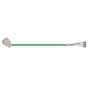 readycable® cable de codificador compatible con Elau E-FB-071, cable base PVC 15 x d