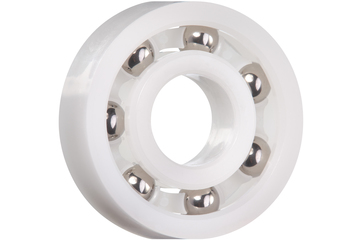 Rodamiento radial de bolas xiros®, xirodur B180, bolas de acero inoxidable, jaula de xirodur B180, mm