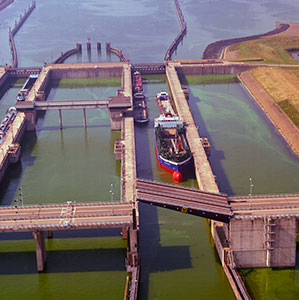 Krammersluis, Países Bajos