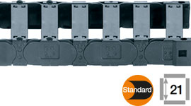 Cadena Portacable con barras transversales en cada eslabón