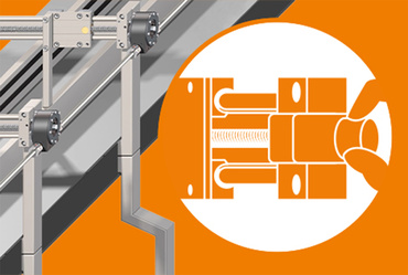Con accionamiento: Ejes lineales con volante manual