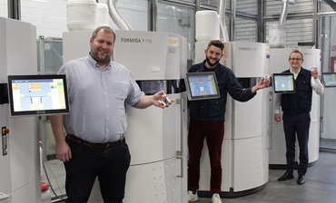 Equipo de la impresión 3D en igus