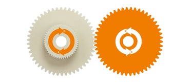 Pruebas de ruedas dentadas impresas en 3D