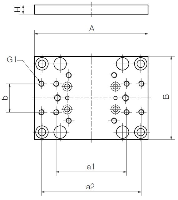 Kit adaptador para plano de estructura de pórticos lineales