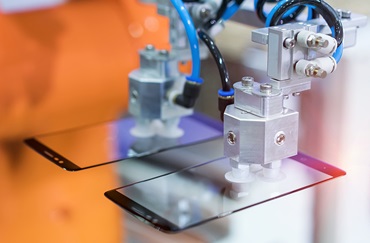 Producción de pantallas para smartphones