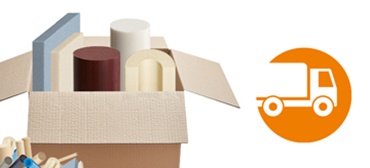 Envío de los componentes torneados o fresados