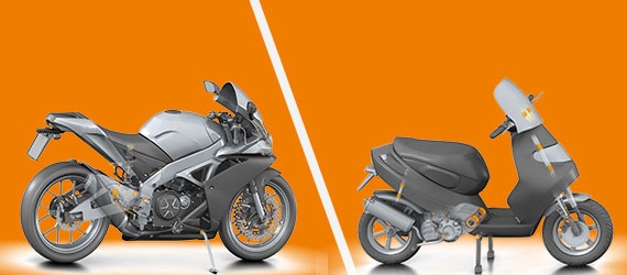 Motocicleta y escúter