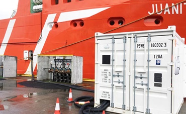 Soluciones readychain para suministro de energía en tierra