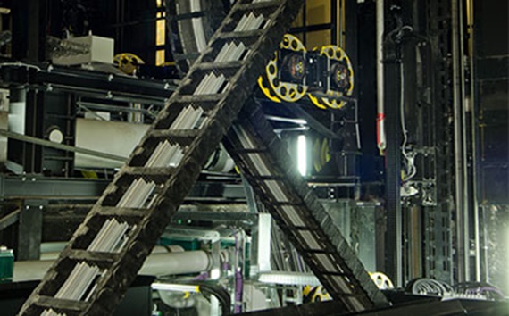 sistemas e-spool y zig-zag en escenarios