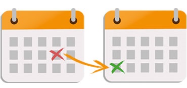 Posponer la fecha de entrega