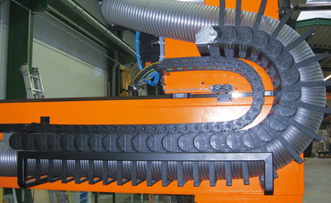 Reglas de llenado de la cadena portacables