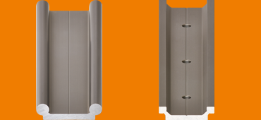 Raíl doble drylin® W del sistema lineal