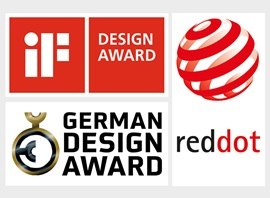 Logos de IF, Red Dot, German Design Award