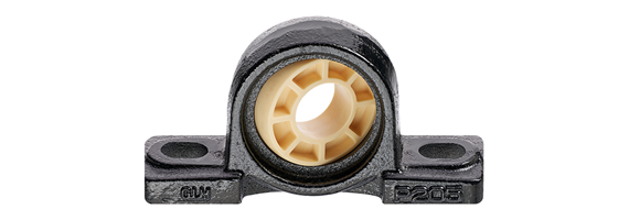 Cojinete intercambiable con cojinete de pedestal de carcasa metálica