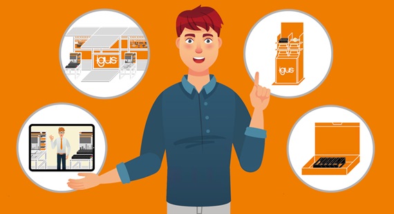 Servicios: feria virtual, presentación de productos in situ, expositores con muestras, kits de muestras personalizados