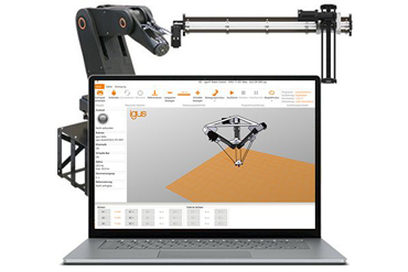 Sistema Robot control con software y hardware de igus®