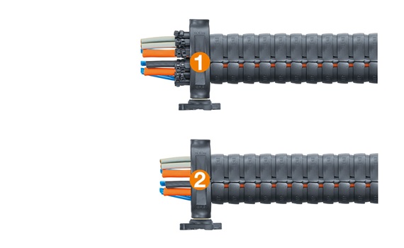 Terminales de montaje pivotantes triflex R