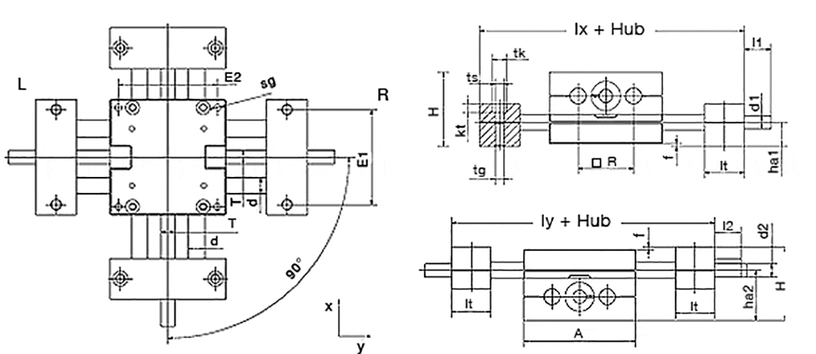 Plano del carro transversal