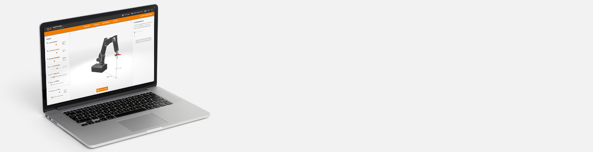 Diseñador de brazos robóticos robolink®