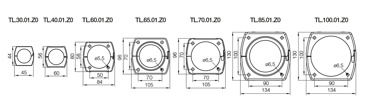 Terminales de montaje ligeros triflex